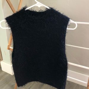 Black Sleeveless Top